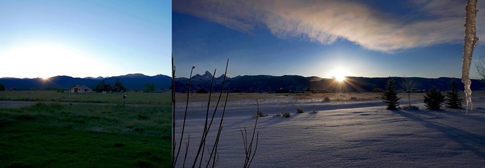 combined solstice sunrises